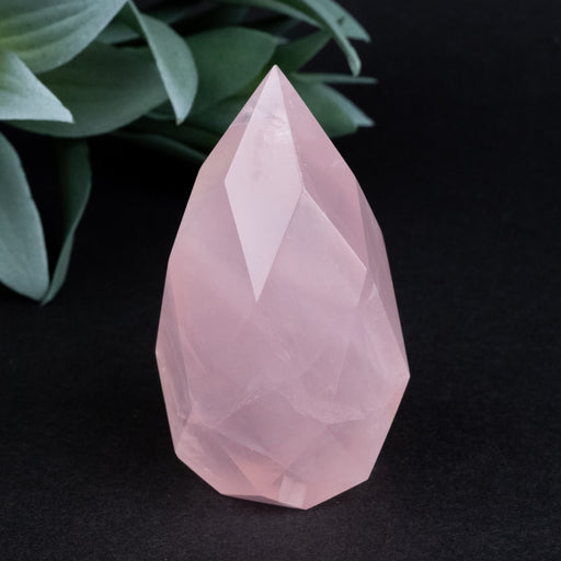 Rose Quartz Faceted Point 123 g 67x37mm - InnerVision Crystals