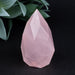 Rose Quartz Faceted Point 123 g 67x37mm - InnerVision Crystals