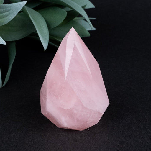 Rose Quartz Faceted Point 124 g 63x39mm - InnerVision Crystals