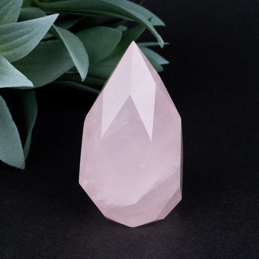 Rose Quartz Faceted Point 124 g 67x36mm - InnerVision Crystals