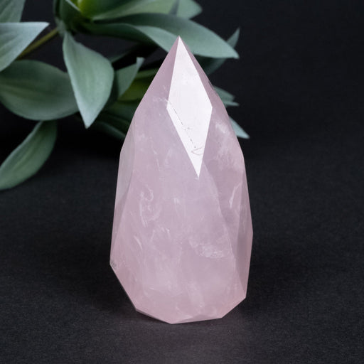 Rose Quartz Faceted Point 126 g 72x34mm - InnerVision Crystals
