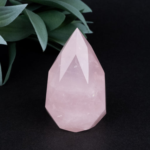 Rose Quartz Faceted Point 127 g 65x39mm - InnerVision Crystals