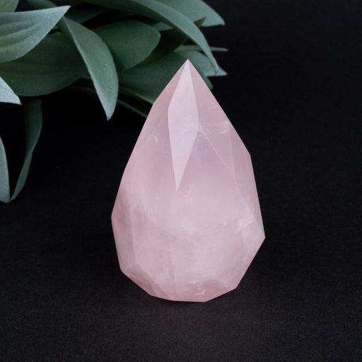 Rose Quartz Faceted Point 127 g 65x39mm - InnerVision Crystals