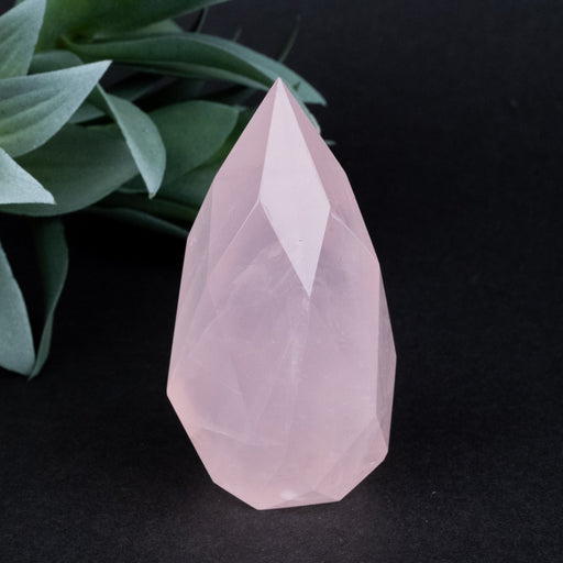 Rose Quartz Faceted Point 129 g 73x36mm - InnerVision Crystals
