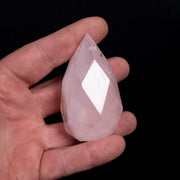 Rose Quartz Faceted Point 131 g 68x37mm - InnerVision Crystals