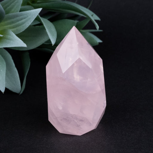 Rose Quartz Faceted Point 132 g 66x37mm - InnerVision Crystals