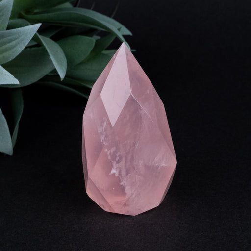 Rose Quartz Faceted Point 137 g 71x36mm - InnerVision Crystals