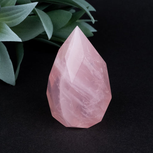 Rose Quartz Faceted Point 138 g 67x38mm - InnerVision Crystals