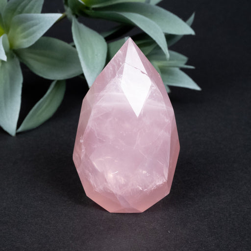 Rose Quartz Faceted Point 139 g 67x37mm - InnerVision Crystals