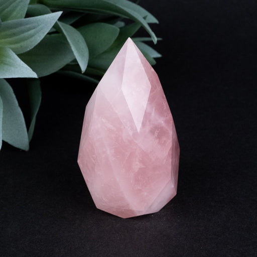Rose Quartz Faceted Point 141 g 71x38mm - InnerVision Crystals