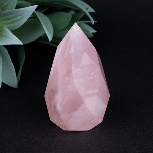 Rose Quartz Faceted Point 145 g 71x39mm - InnerVision Crystals