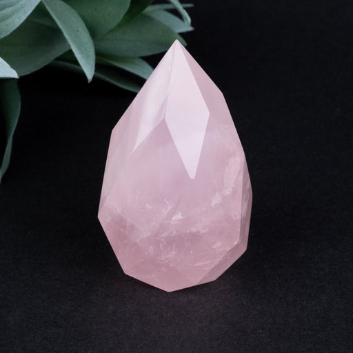 Rose Quartz Faceted Point 146 g 69x39mm - InnerVision Crystals