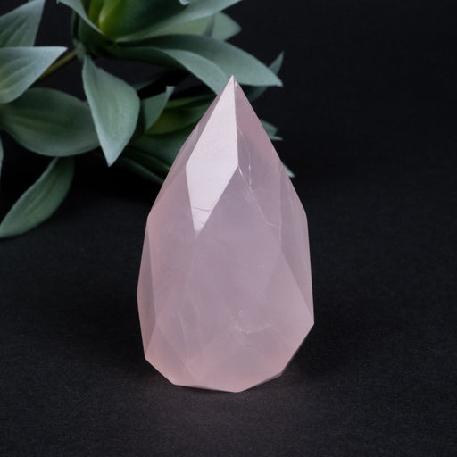 Rose Quartz Faceted Point 146 g 71x39mm - InnerVision Crystals