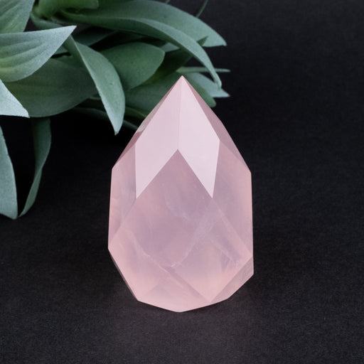 Rose Quartz Faceted Point 148 g 63x41mm - InnerVision Crystals