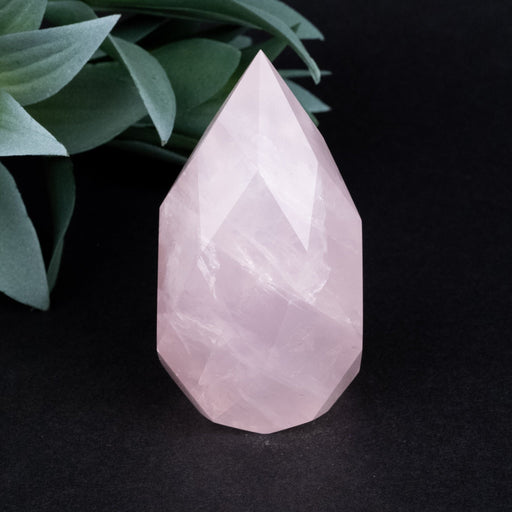 Rose Quartz Faceted Point 150 g 71x39mm - InnerVision Crystals