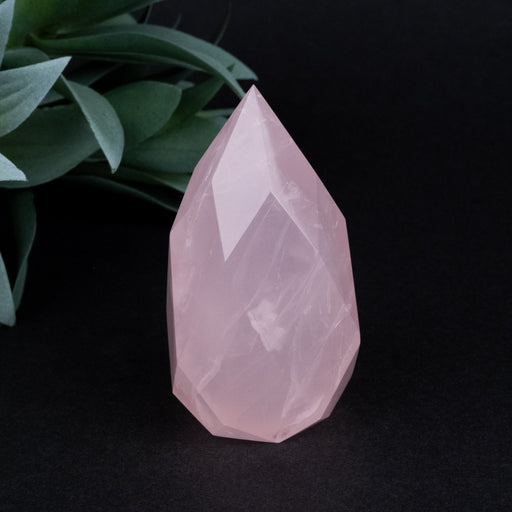 Rose Quartz Faceted Point 150 g 72x38mm - InnerVision Crystals