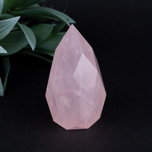 Rose Quartz Faceted Point 150 g 72x38mm - InnerVision Crystals