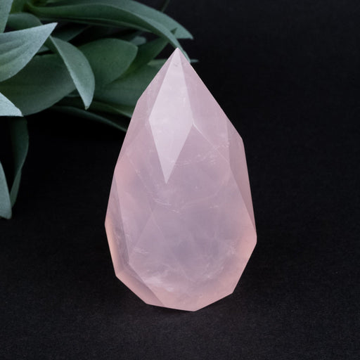 Rose Quartz Faceted Point 150 g 73x38mm - InnerVision Crystals