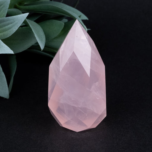 Rose Quartz Faceted Point 150 g 73x38mm - InnerVision Crystals