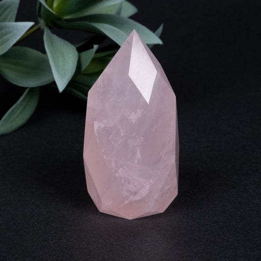 Rose Quartz Faceted Point 151 g 73x37mm - InnerVision Crystals