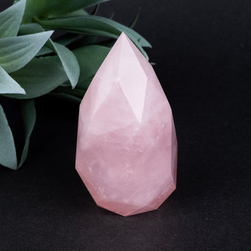 Rose Quartz Faceted Point 152 g 71x39mm - InnerVision Crystals