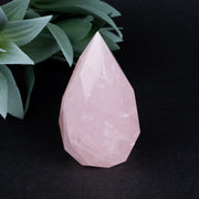 Rose Quartz Faceted Point 152 g 73x38mm - InnerVision Crystals