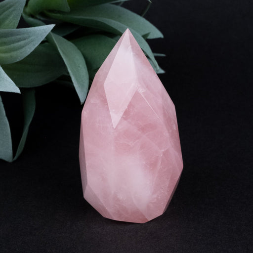 Rose Quartz Faceted Point 152 g 75x39mm - InnerVision Crystals