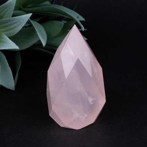 Rose Quartz Faceted Point 153 g 73x39 - InnerVision Crystals