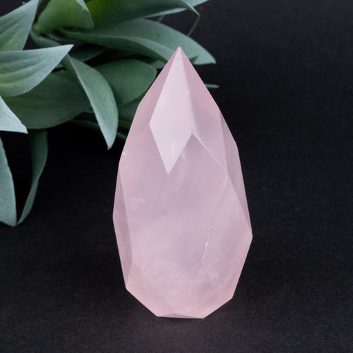 Rose Quartz Faceted Point 153 g 79x37mm - InnerVision Crystals