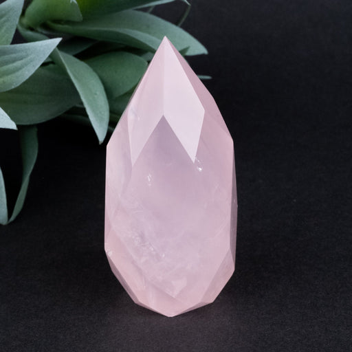 Rose Quartz Faceted Point 153 g 79x37mm - InnerVision Crystals