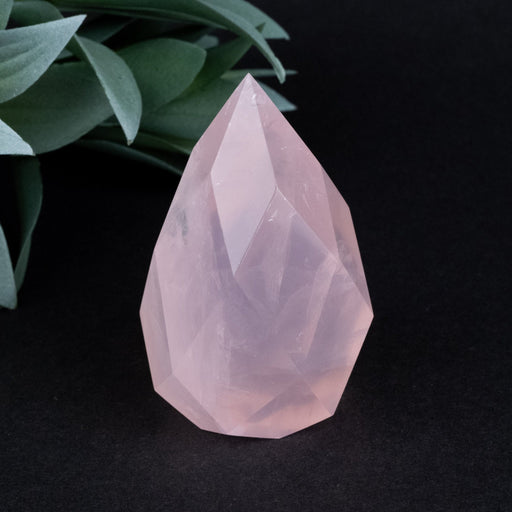 Rose Quartz Faceted Point 154 g 68x40mm - InnerVision Crystals