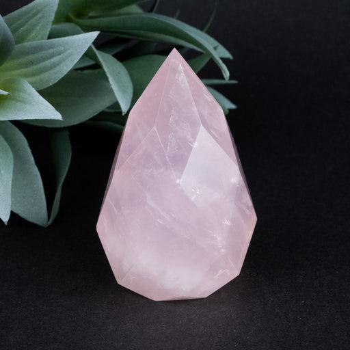 Rose Quartz Faceted Point 157 g 69x40mm - InnerVision Crystals