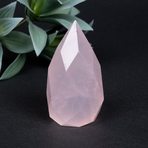 Rose Quartz Faceted Point 159 g 75x39mm - InnerVision Crystals