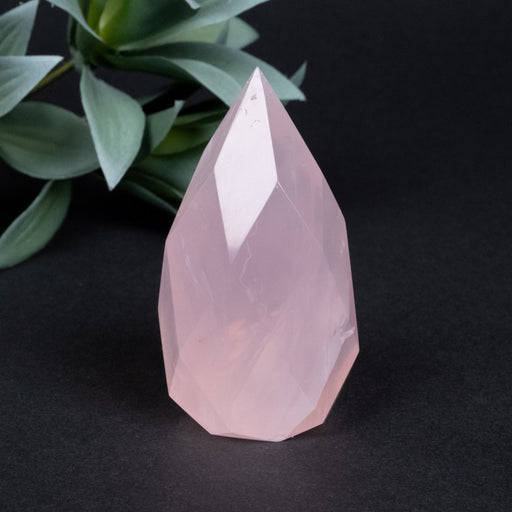 Rose Quartz Faceted Point 159 g 75x39mm - InnerVision Crystals