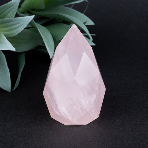 Rose Quartz Faceted Point 161 g 71x39mm - InnerVision Crystals