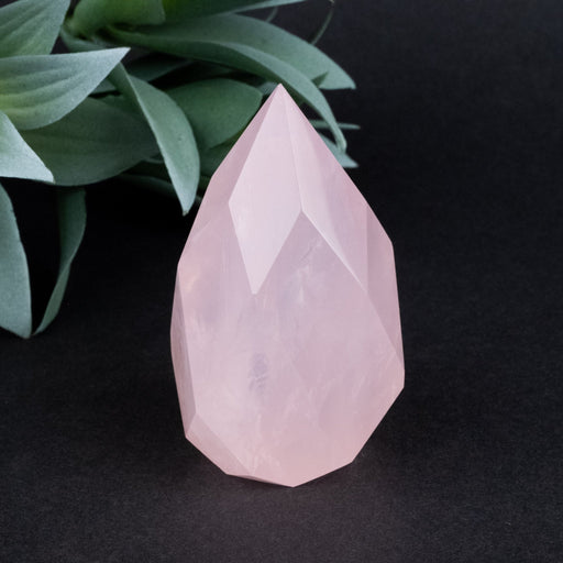 Rose Quartz Faceted Point 162 g 73x39mm - InnerVision Crystals