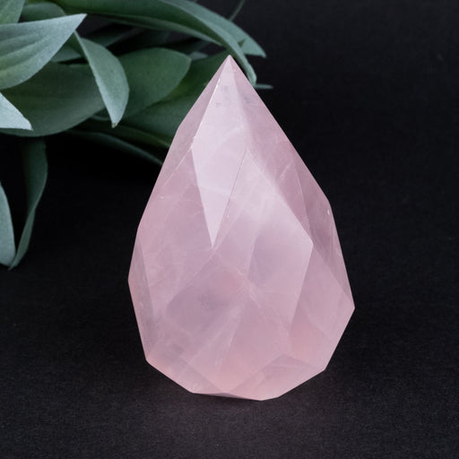Rose Quartz Faceted Point 163 g 69x42mm - InnerVision Crystals