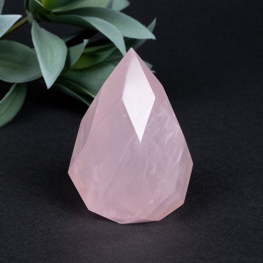 Rose Quartz Faceted Point 165 g 64x44mm - InnerVision Crystals