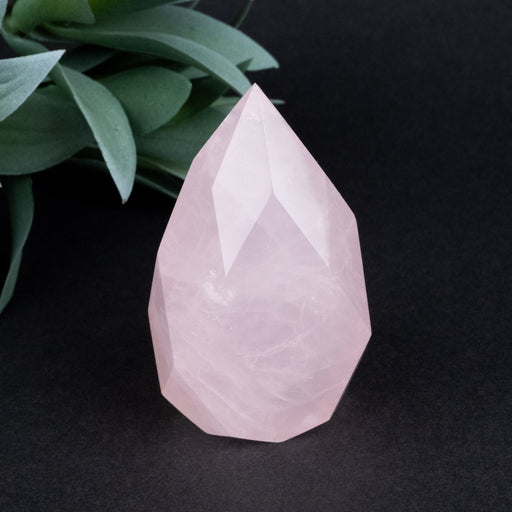 Rose Quartz Faceted Point 165 g 70x40mm - InnerVision Crystals