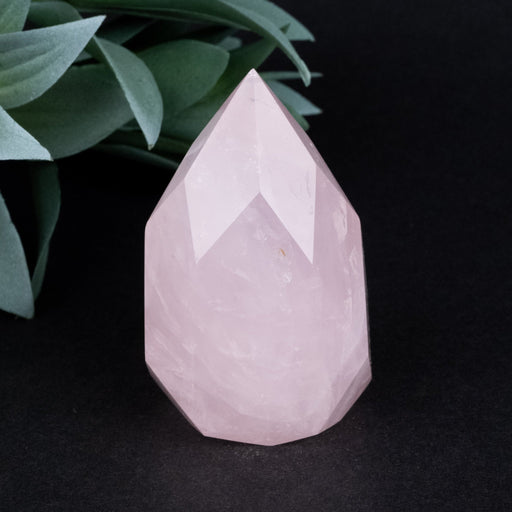 Rose Quartz Faceted Point 168 g 68x41mm - InnerVision Crystals