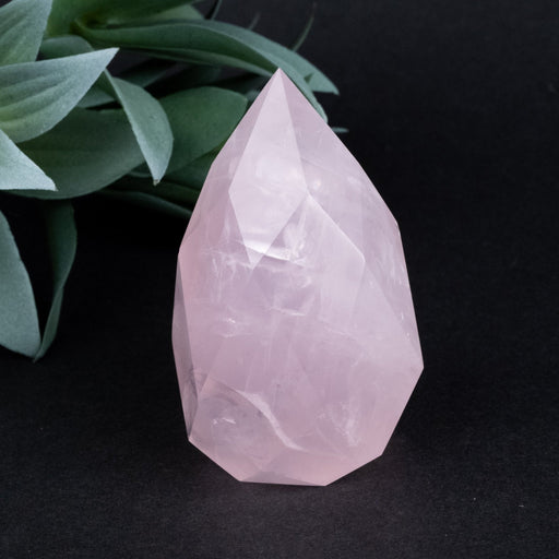 Rose Quartz Faceted Point 168 g 70x41mm - InnerVision Crystals