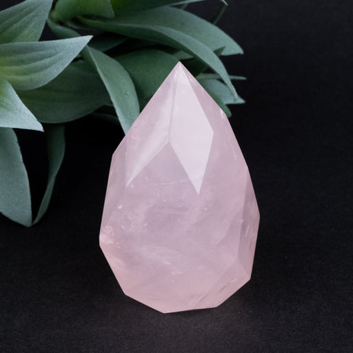 Rose Quartz Faceted Point 169 g 70x40mm - InnerVision Crystals
