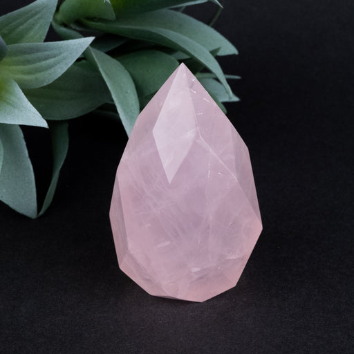 Rose Quartz Faceted Point 169 g 70x40mm - InnerVision Crystals