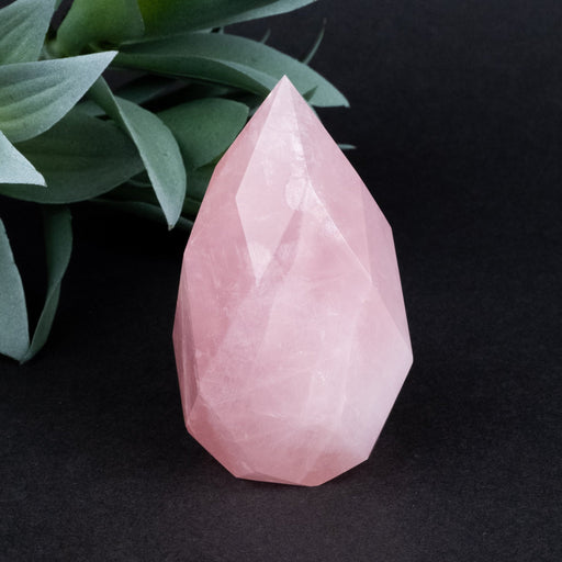 Rose Quartz Faceted Point 170 g 73x40mm - InnerVision Crystals