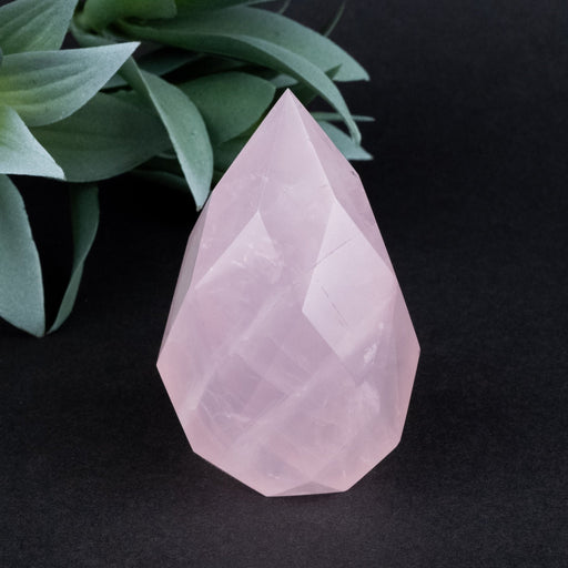 Rose Quartz Faceted Point 175 g 72x43mm - InnerVision Crystals