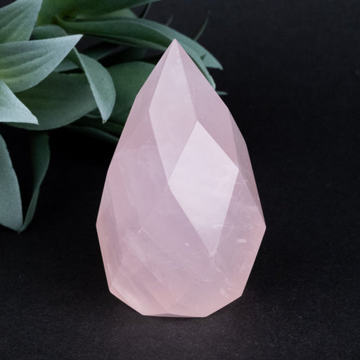 Rose Quartz Faceted Point 179 g 73x41mm - InnerVision Crystals