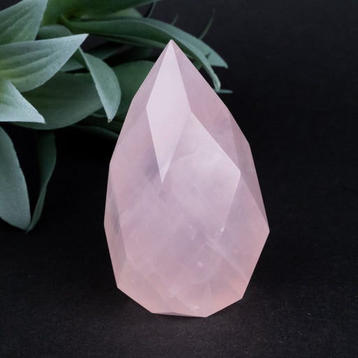 Rose Quartz Faceted Point 179 g 73x41mm - InnerVision Crystals