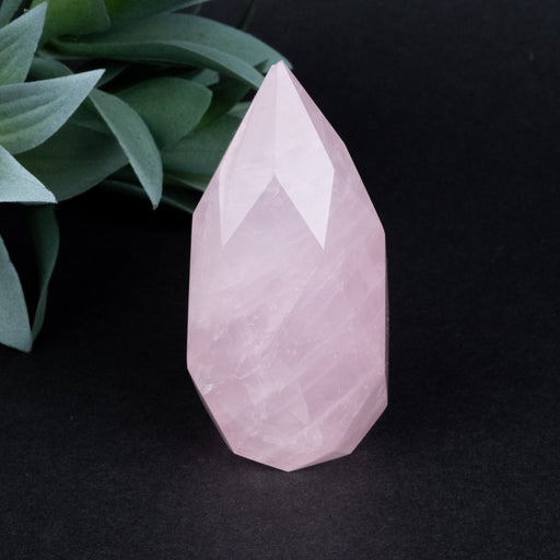Rose Quartz Faceted Point 179 g 81x39mm - InnerVision Crystals
