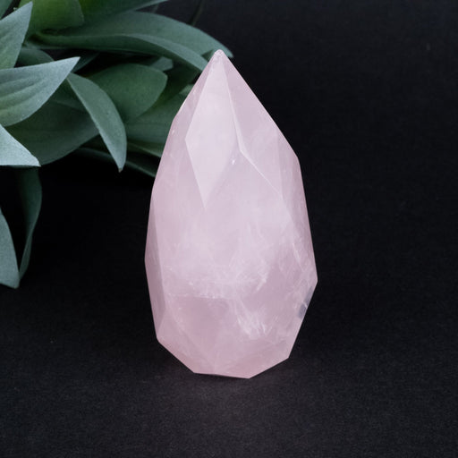Rose Quartz Faceted Point 179 g 81x39mm - InnerVision Crystals