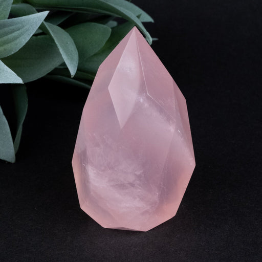 Rose Quartz Faceted Point 181 g 73x40mm - InnerVision Crystals